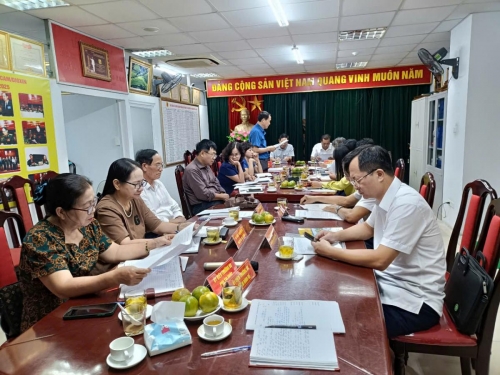 SỞ LAO ĐỘNG THƯƠNG BINH VÀ XÃ HỘI KIỂM TRA TÌNH HÌNH TỔ CHỨC, HOẠT ĐỘNG CỦA HỘI NẠN NHÂN CHẤT ĐỘC DA CAM/DIOXIN THÀNH PHỐ HÀ NỘI