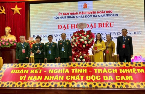 HỘI NẠN NHÂN CHẤT ĐỘC DA CAM HUYỆN HOÀI ĐỨC TỔ CHỨC ĐẠI HỘI ĐẠI BIỂU NHIỆM KỲ