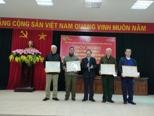 HỘI NẠN NHÂN CHẤT ĐỘC DA CAM/DIOXIN HUYỆN PHÚC THO TỔNG KẾT HOẠT ĐỘNG CÔNG TÁC HỘI NĂM 2024, TRIỂN KHAI NHIỆM VỤ CÔNG TÁC HỘI NĂM 2025