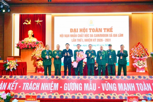 HỘI NẠN NHÂN CHẤT ĐỘC DA CAM/DIOXIN PHƯỜNG LONG BIÊN VÀ XÃ GIA LÂM ĐẠI HỘI LẦN THỨ NHẤT NHIỆM KỲ 2026 - 2031