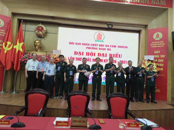 HỘI NẠN NHÂN CHẤT ĐỘC DA CAM/DIOXIN PHƯỜNG NGỌC HÀ TỔ CHỨC ĐẠI HỘI NHIỆM KỲ 2026 -2031